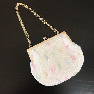 Vintage Magid • Pastel Beaded Evening Bag/Clutch